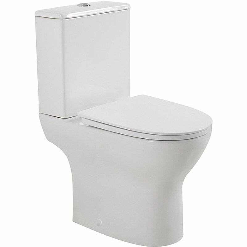 Чаша унитаза безободкового BelBagno Lounge, P-trap, BB045CPR