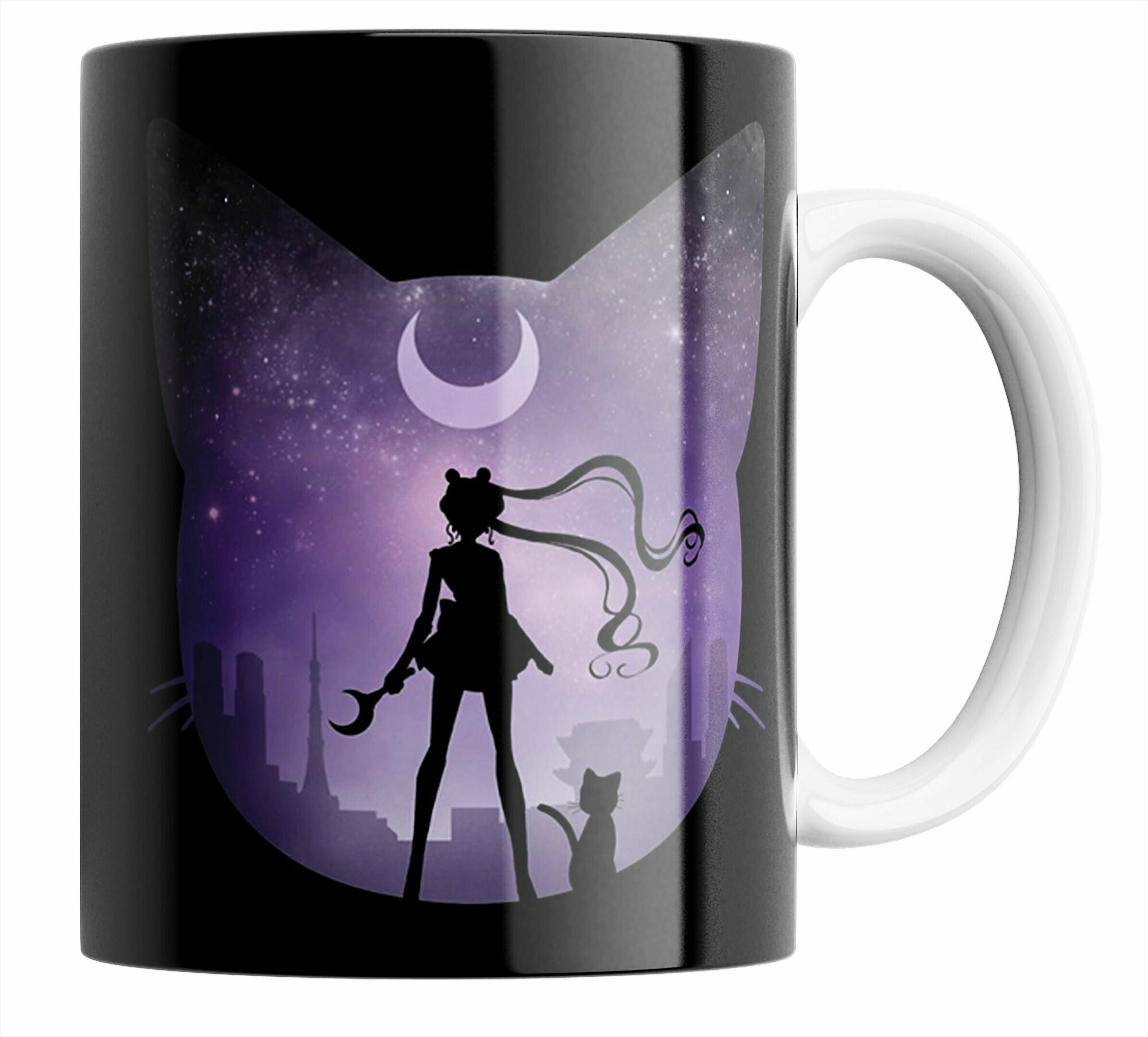 фото Кружка Сейлор Мун/Sailor Moon/аниме/anime/с принтом. 330 мл.