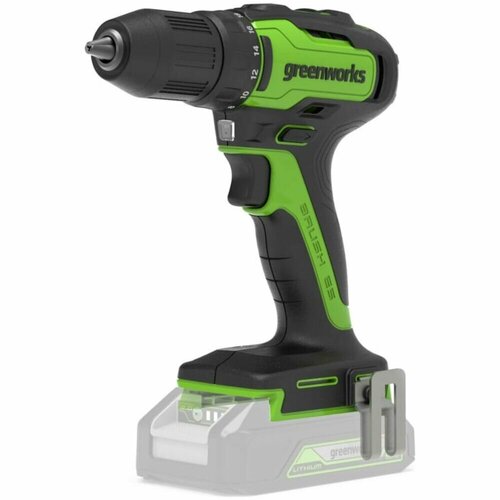 Аккумуляторная ударная дрель-шуруповерт Greenworks 24В без аккум бат зарядн уст-ва 3704007 629900₽