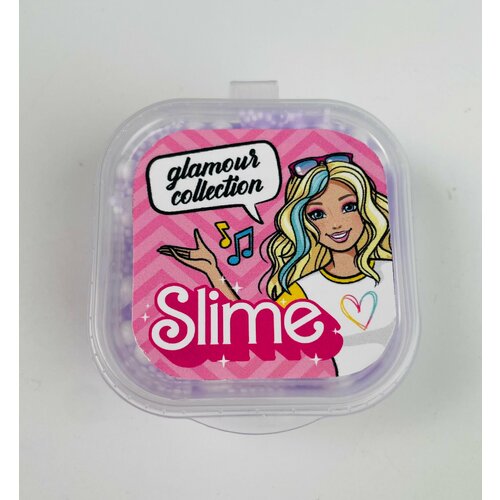 Игра развлекательная Жвачка для рук Slime Barbie Glamour 60г в ассорт. SLM192 слайм slime crystal mud bubble