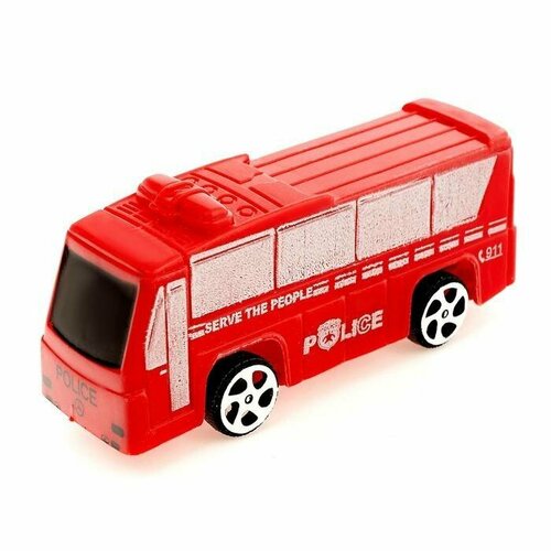 Автобус инерционный Путешествие, 3+, 1 шт. детский автобус игрушка для мальчика инерционный общественный транспорт
