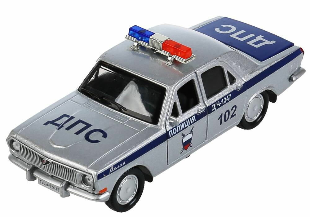 Машина "ГАЗ-2402 "Волга" Полиция" 12 см металлическая
