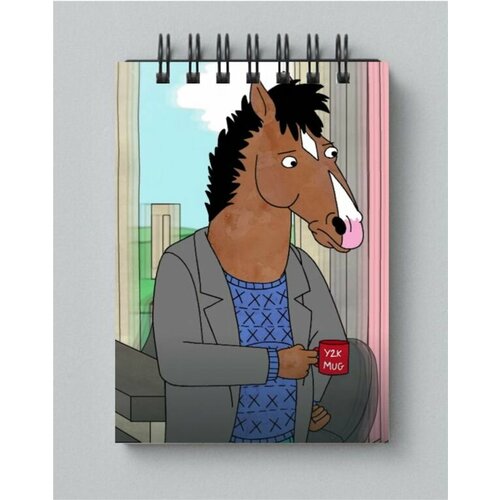 Блокнот Конь БоДжек, BoJack Horseman №4, А6 бокс конь боджек bojack horseman 4 ваша картинка