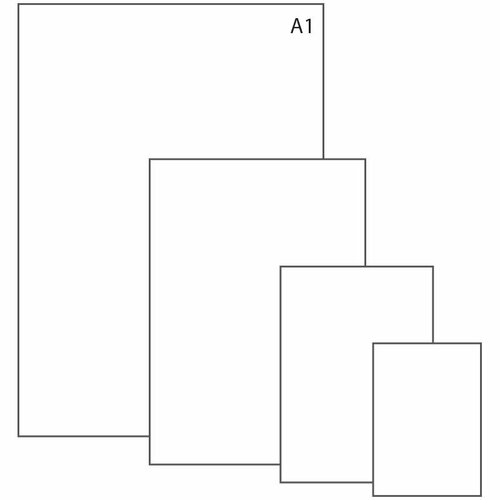 Ватман А1 860*610, 200 г/м2, 50 шт ватман а1 860 610 200 г м2