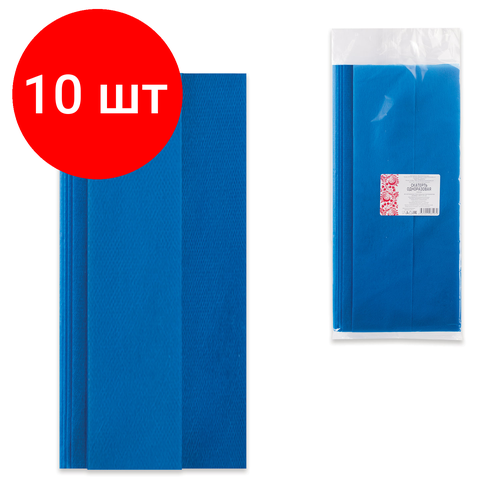 Комплект 10 шт, Скатерть одноразовая из нетканого материала спанбонд, 140х110 см, интропластика, синяя