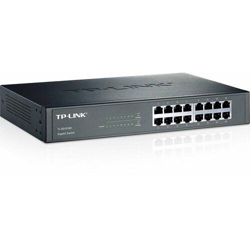 TP-Link TL-SG1016D Коммутатор 16-port Gigabit Switch Компактный 116 702600₽