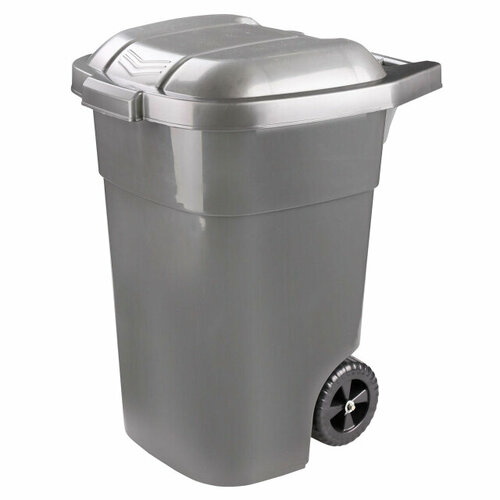 Контейнер универсальный 65л на колёсах серый 4893₽
