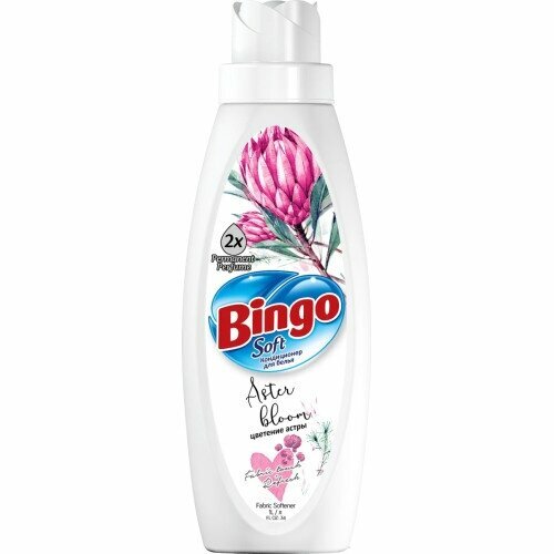 Кондиционер для белья Bingo "Aster Bloom", Soft, 1 л