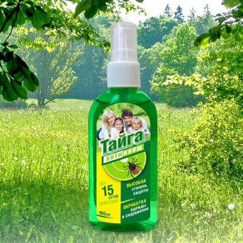Тайга Антиклещ спрей от клещей 100мл 484₽