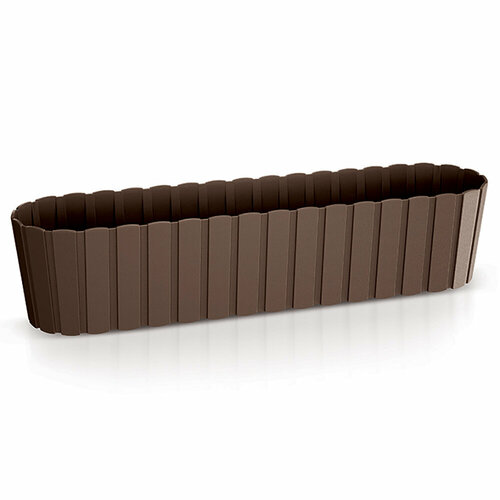 Балконный ящик пластиковый CASE коричневый 60х14х13 см 7,9 л
