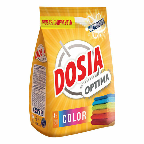 Стиральный порошок Dosia Optima Color автомат для цветного белья 4 кг (1 шт)