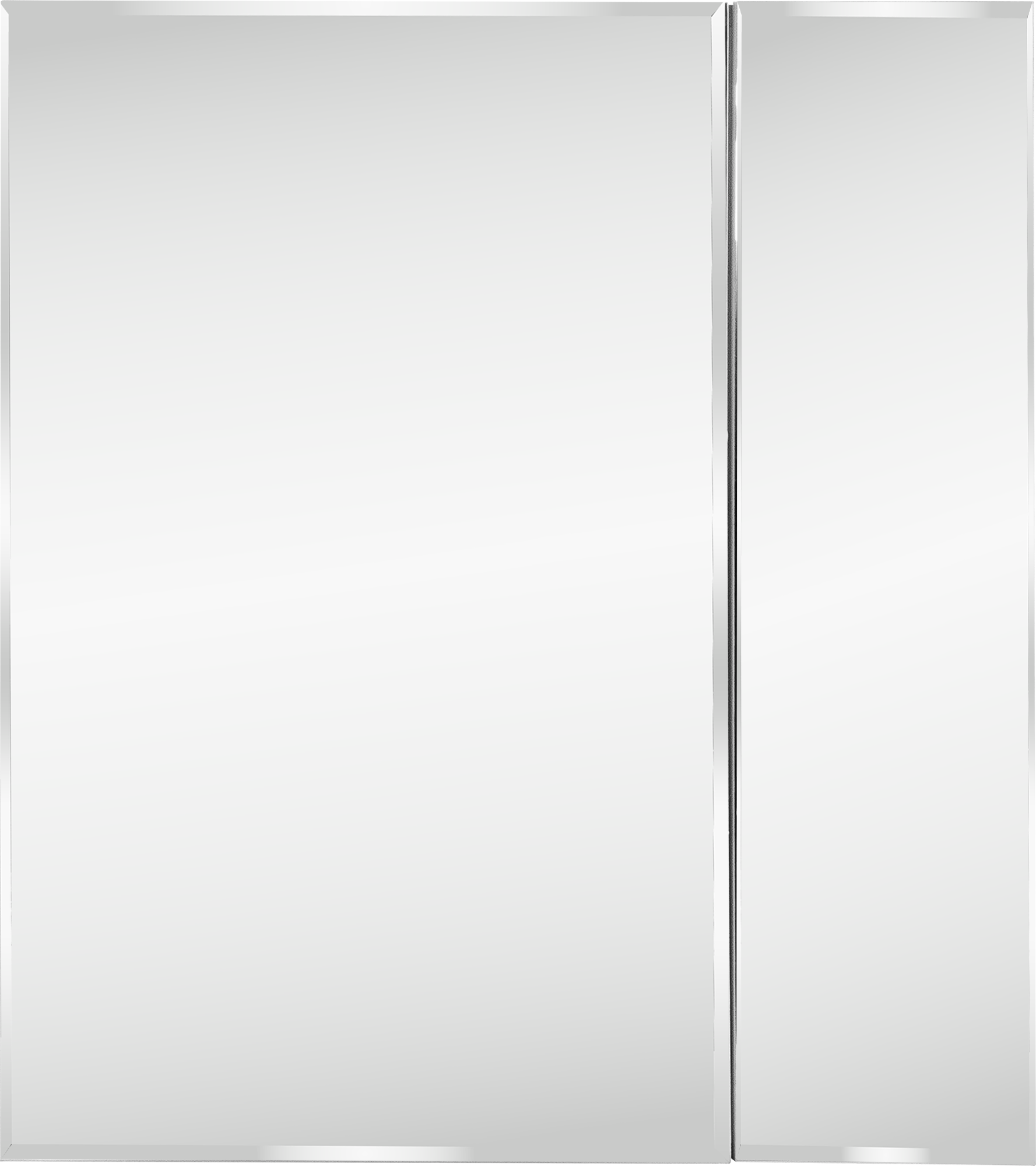 Шкаф зеркальный «Форте» 70 см цвет белый