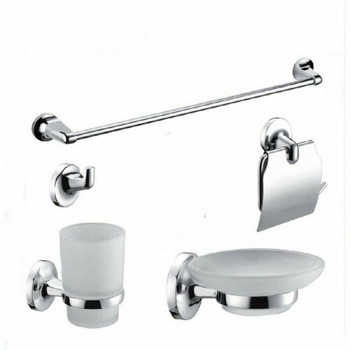 Набор аксессуаров ZOLLEN ROSTOCK (RO44424) для ванной комнаты - 5 предметов