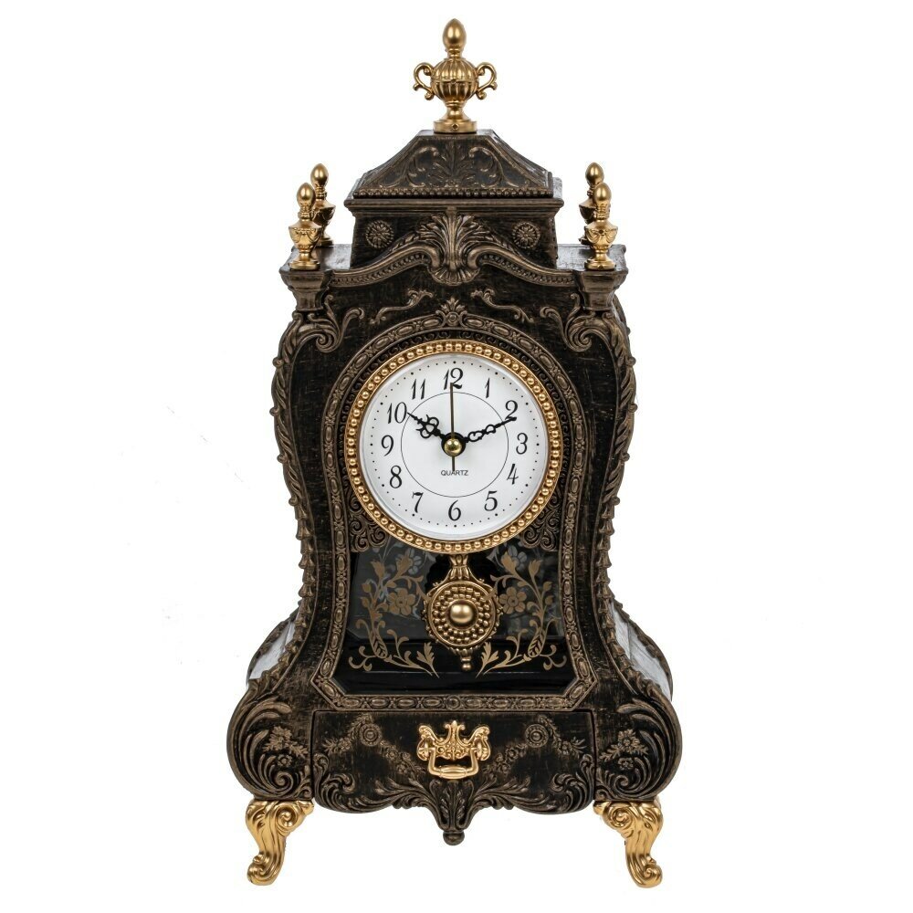Часы настольные декоративные (музык, 1xАА н/п), L=17 W=9 H=33 см
