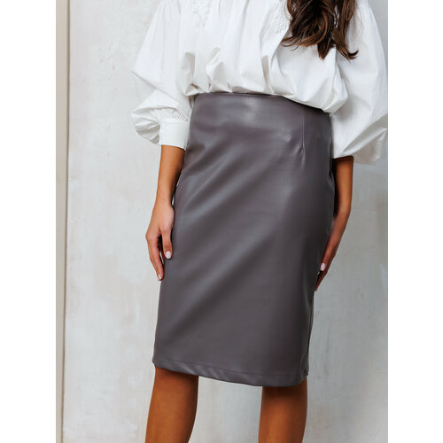 фото Юбка raposa, размер 50, серый