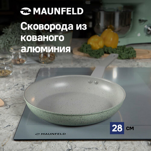 Сковорода MAUNFELD HELGA MFP28FA05FS из кованого алюминия, 28 см