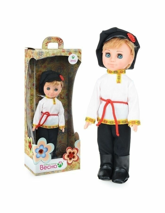 Кукла Мальчик в русском костюме 30 см (кукла пластмассовая) Весна В3909 - фото №13