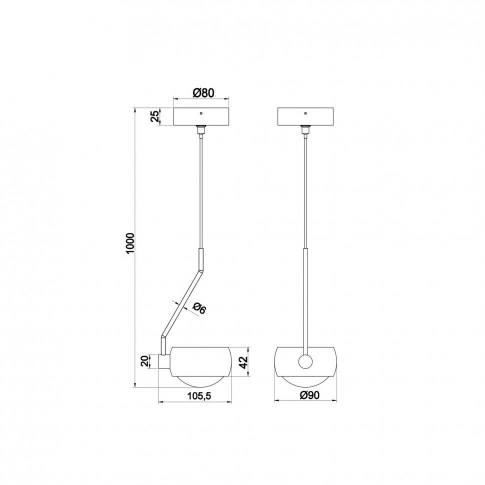 Светильник Maytoni TECHNICAL MOD072PL-L8W3K - фото №13