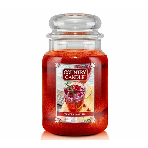Country Candle/ Свеча большая Зимняя Сангрия / Winter Sangria 652гр.110-150 часов