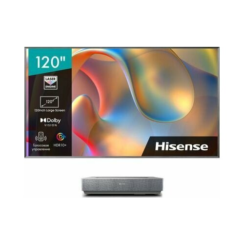 120 Телевизор Hisense 120L5H, Ultra HD, 3840 2160, 60 Гц, Wi-Fi, Bluetooth, серебристый