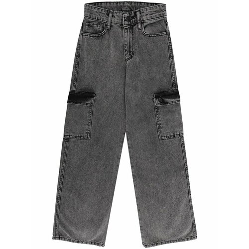джинсы wanex размер 116 синий Джинсы WANEX, размер 116, серый