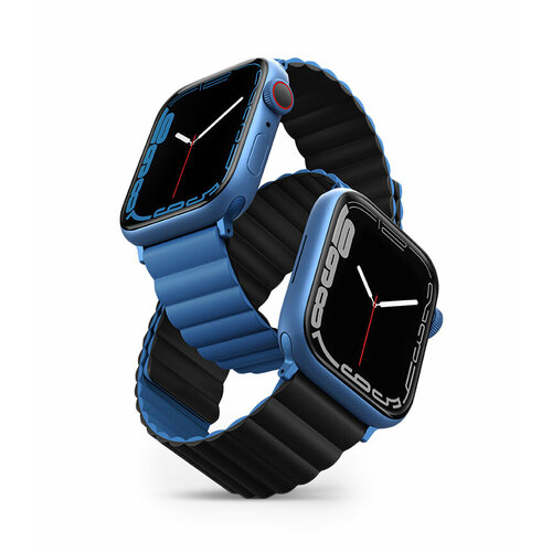 Ремешок Uniq для Apple Watch 38-41 mm Revix Reversible Magnetic Blue/Black