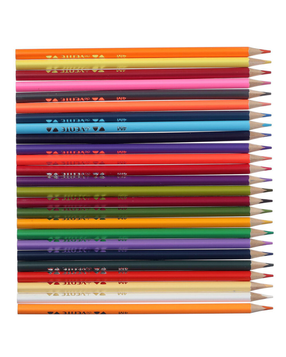 Цветные карандаши 48 цветов, deVENTE Trio Mega Soft, трехгранный корпус, супер мягкие, 4M, грифель d-3мм