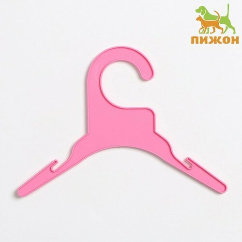 Вешалка для одежды животным 19 х 14 х 04 см розовая 331₽