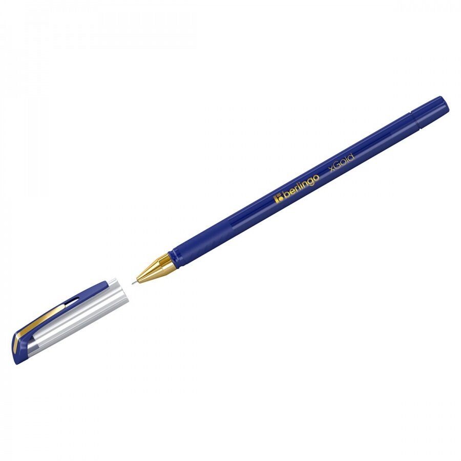Ручка шариковая Berlingo xGold (0.5мм, синий цвет чернил) 1шт. (CBp_07500)