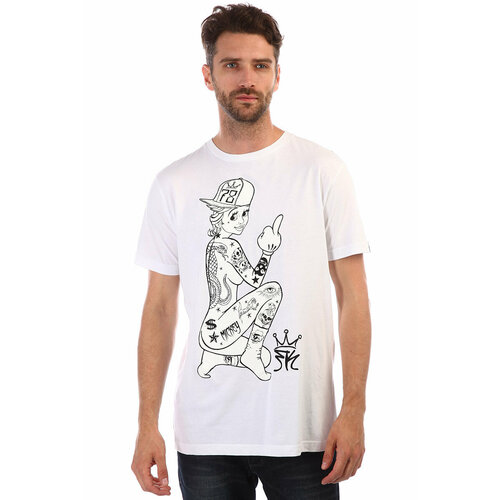 Футболка RUM KNUCKLES, размер XL, белый