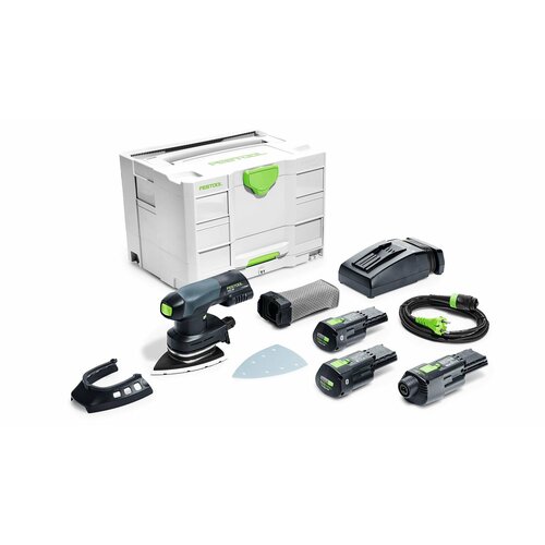 Аккумуляторная дельтавидная шлифовальная машинка Festool DTSC 400 Li 3,1 I-Set