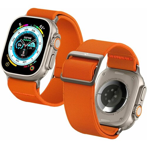 Ремешок Spigen Fit Lite Ultra для Apple Watch 42-49mm Orange