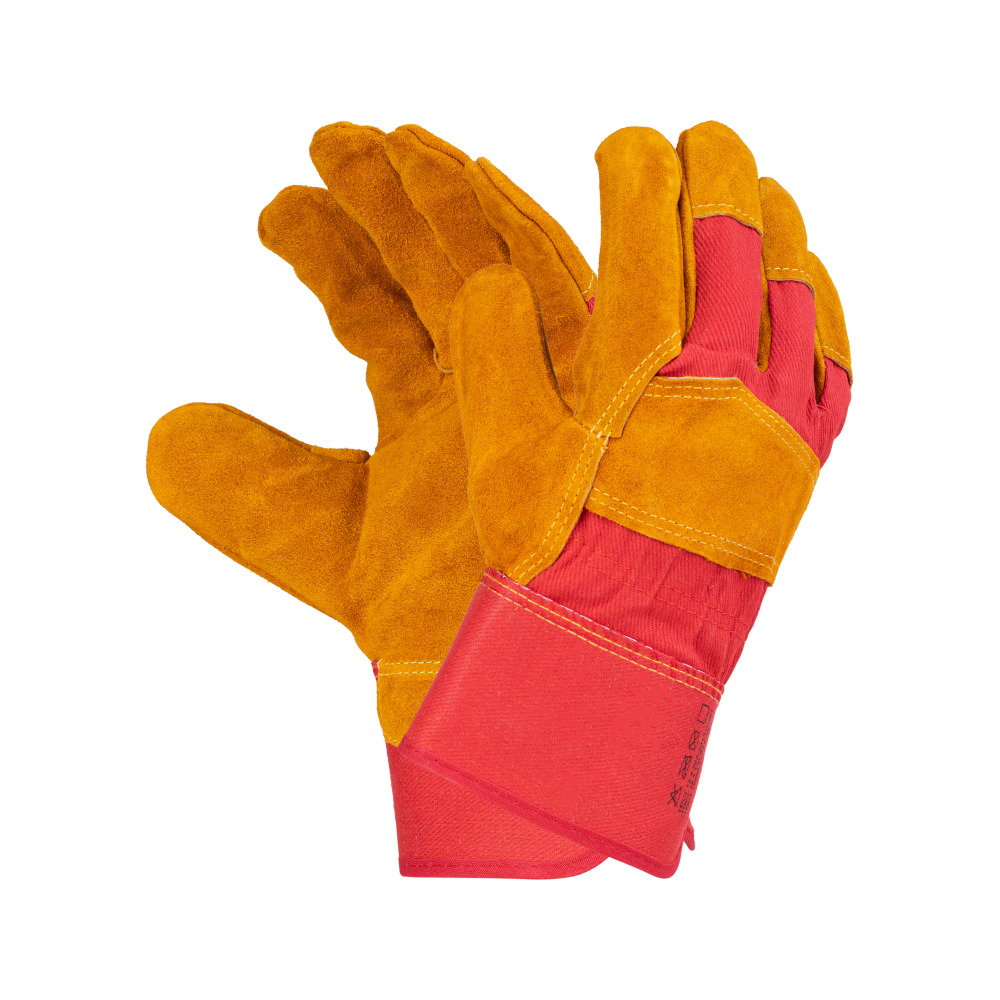 Утеплённые Перчатки Рабочие (ГОСТ) Кожаные защитные комбинированные  арт. 0112