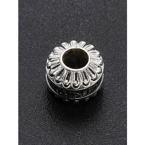 Шарм Angelskaya925 Шарм из серебра пандора (pandora), серебро, 925 проба, чернение, размер 1.2 см., серебристый, черный