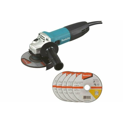 Шлифмашина угловая Makita GA5030RX9 углошлифовальная машина makita ga5030k 125 мм 720 вт