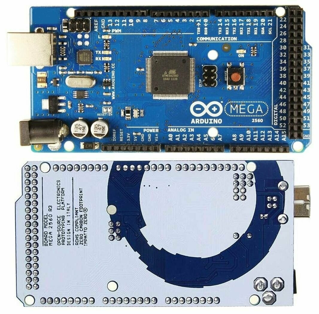 Контроллер Arduino Mega 2560 ATmega16U2/ATmega2560 (без USB провода)