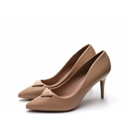 Туфли лодочки  MERGEMAX, размер 38, бежевый