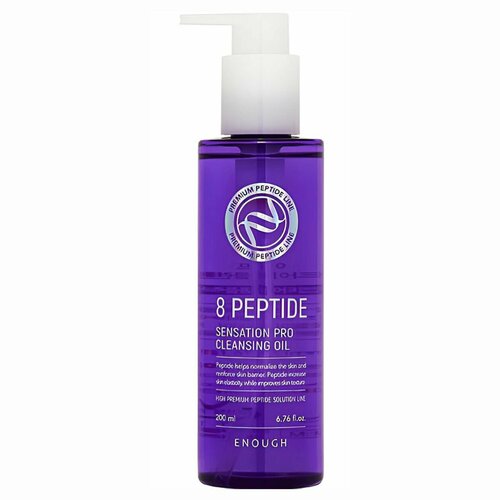 Гидрофильное масло с пептидами 8 Enough Peptide Sensation Pro Cleansing Oil enough омолаживающая ампула с пептидами 8 peptide sensation pro balancing ampoule