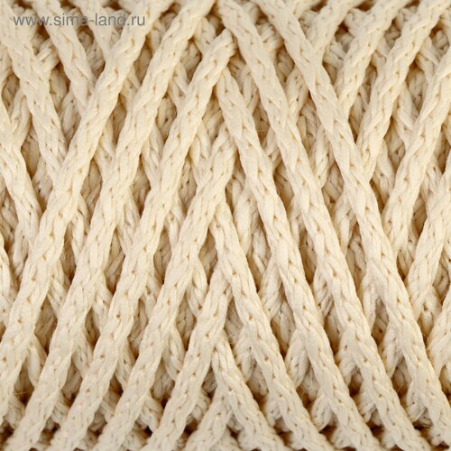 Шнур для вязания Классик без сердечника 100% полиэфир ширина 4мм 100м (кремовый) подушка lien a классик 22х40 см кремовый