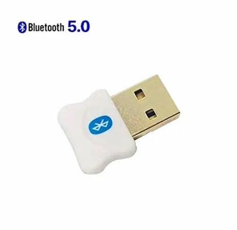 Bluetooth 5.0 для клавиатуры, мыши или колонок до 50 метров, белый.