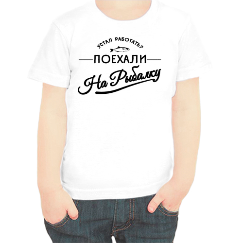 фото Футболка , размер 92, белый нет бренда