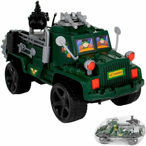 Автомобиль Военный ТС-02-033 /10/ 6 шт детский игрушечный автомобиль для пляжа