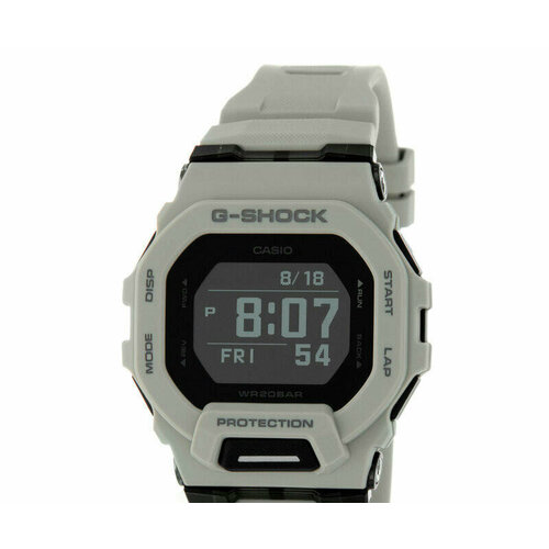 Наручные часы CASIO, серый наручные часы casio g shock gbd 200uu 1 черный зеленый