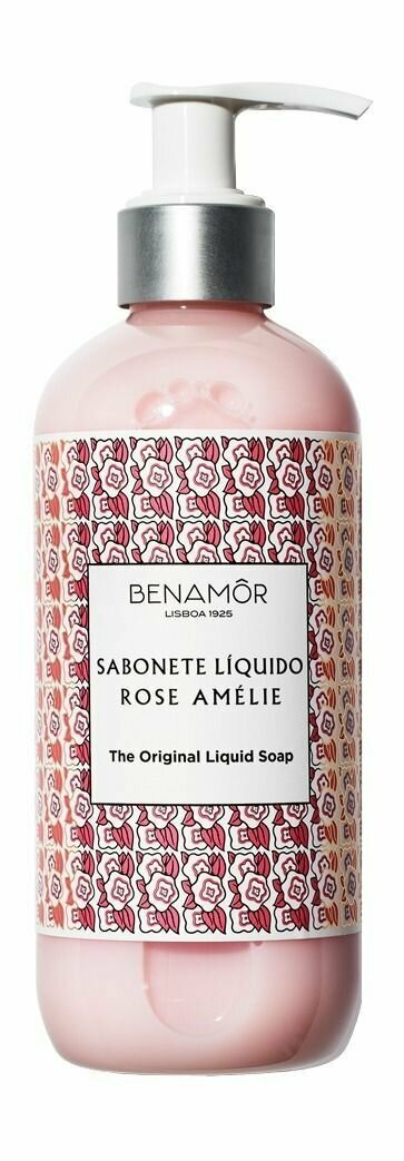 Восстанавливающее жидкое мыло с ароматом розы Benamor Rose Amelie Revitalizing Liquid Soap