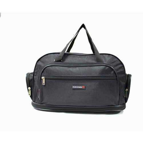 Сумка дорожная Andromeda, 30 л, 23х26х50 см, ручная кладь, черный