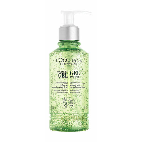 Очищающий гель мусс для лица L Occitane Gel To Foam Facial Cleanser