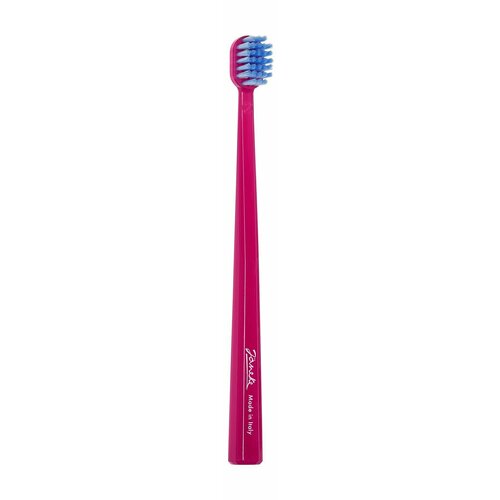 Зубная щетка средней жесткости Janeke Toothbrush Hot Pink