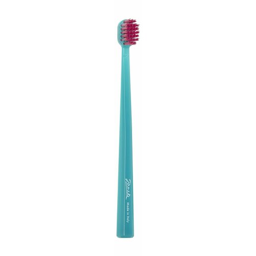 Зубная щетка средней жесткости Janeke Toothbrush Turquoise Pink 2508₽