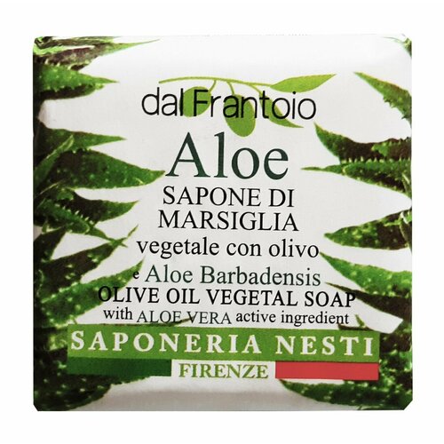 Мыло Nesti Dante Aloe Olive Oil Vegetal Soap