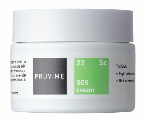 Успокаивающий SOS крем для лица PRUV ME Sc 22 Sos Cream